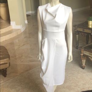 New White Sophisticated Bodycon Dress